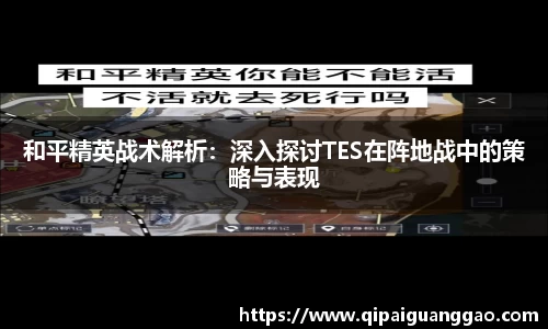 和平精英战术解析：深入探讨TES在阵地战中的策略与表现
